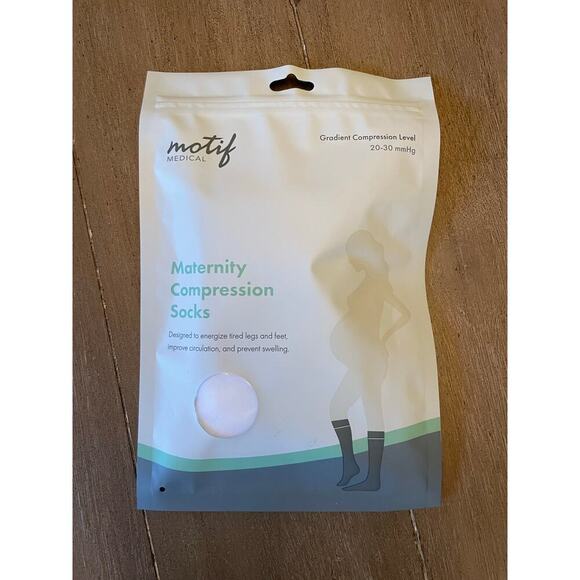 Motif Maternity Postpartum Compression Socks New Size Medium 3 Pack 0592B - Picture 6 of 9